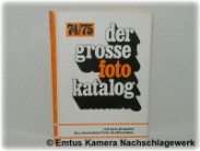 Der grosse Fotokatalog 1974/75