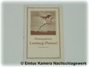 Photographiere mit Lomberg-Platten!