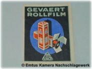 Werbevignette Gevaert Rollfilm