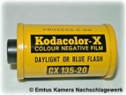 Kodak Kodacolor-X (20 EXP.)