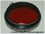 E. Leitz Leica Rotfilter Rh (Rot hell) A36