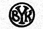 Anzeige vom Logo der Byk-Guldenwerke Berlin NW 40