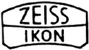 Hier wird das Zeiss Ikon AG Stuttgart Logo gezeigt